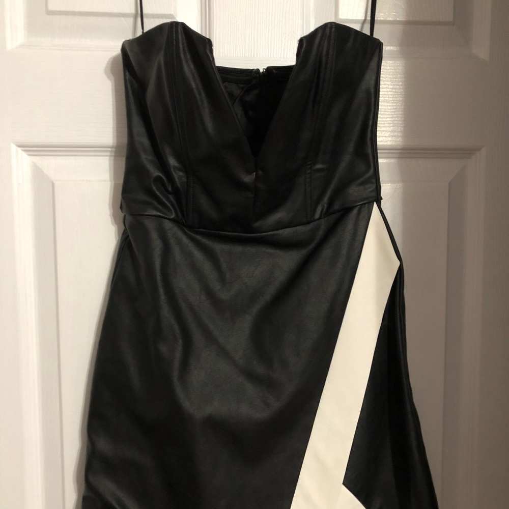 Black Leather Dress